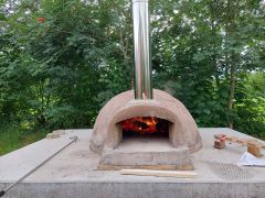 Bau eines Pizzaofens