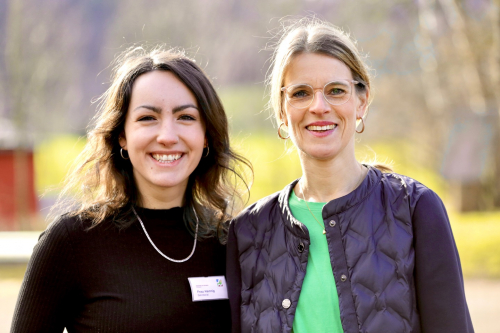  Celine Hannig und  Kathrin Brunner-Ruf (v.l.n.r.)